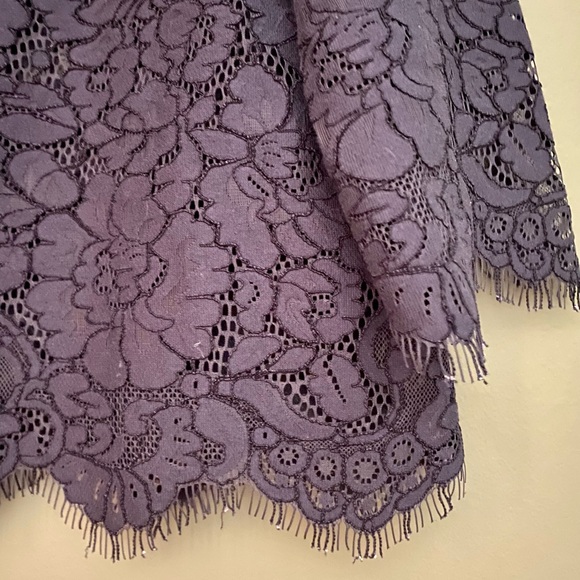 Ash Grey Lace Blouse - Picture 2 of 5